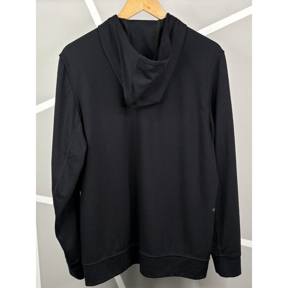 Mack Weldon Atlas Full Zip Hoodie Men’s M Black Stretch Wicking Workleisure - Picture 2 of 13